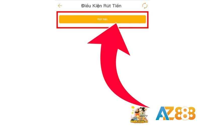 Chọn rút tiền để bắt đầu giao dịch