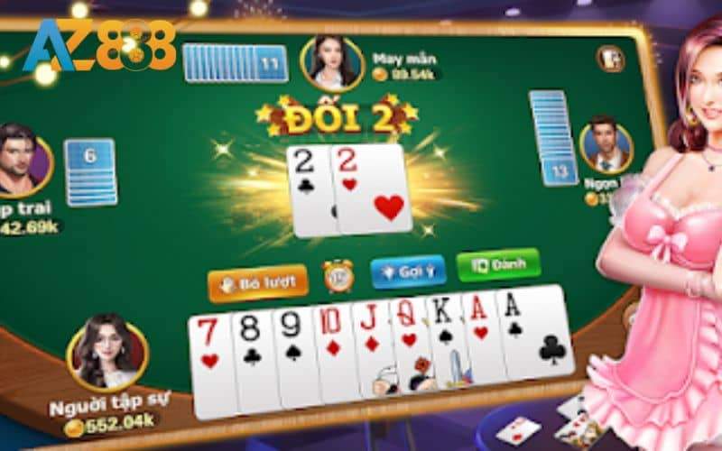 Tiến lên online tại AZ888 là phiên của tiến lên Miền Nam truyền thống