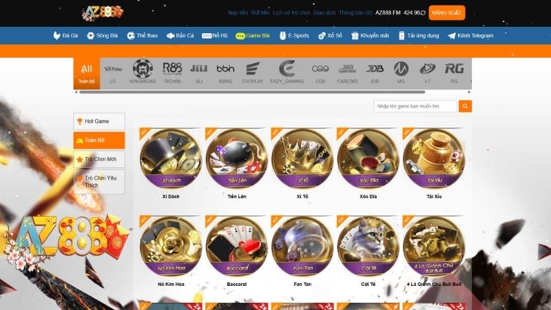 Game Bài 3D - Đấu trí so tài